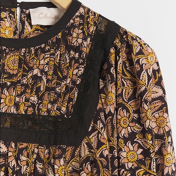 ✨ Anthropologie Rafia Lace Blouse Sz M - Picture 3 of 10